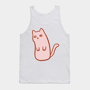 Silly Pink Meow by Sunnie Meowtlu Tank Top